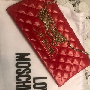 Love Moschino quilted bag, gently used